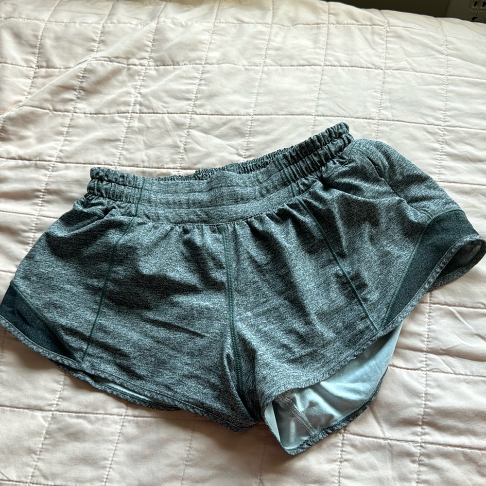 Grey lululemon shorts : barley worn